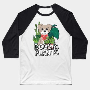 Dogs & Plants Baseball T-Shirt